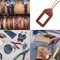 The Beadsmith Leather Remnants – Scrap Leather Made from Real Cow or Kudu Hide, Various Sizes and Colors per Bag